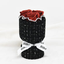 画像をギャラリービューアに読み込む, 尾州プティツイードブーケ 凛々響〈赤バラ3本〉｜日本製グリッターローズ｜IRiller（アイリエ）
