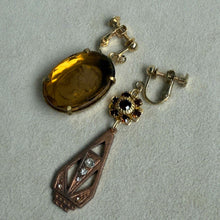 画像をギャラリービューアに読み込む, 【イヤリング】眠れる工房の記憶と、ブラウンの光のイヤリング｜ERIKOART（エリコアート）
