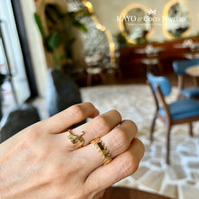 画像をギャラリービューアに読み込む, K18 “Moon Love” 月と流れ星 (حب) Love Ring｜KAYO &amp; Coco Jewelry（カヨアンドココジュエリー）
