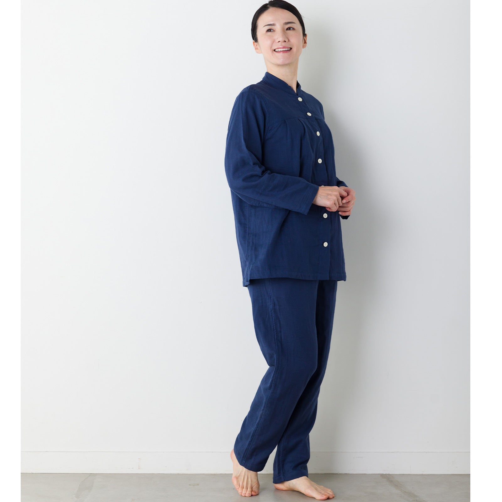 TENELITA のパジャマ　未使用品　Ｌ　ネイビー 楽天市場】【 TENERITA 公式 】 80/2プレーンジャージレディース