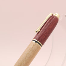 画像をギャラリービューアに読み込む, パープルハート×ナナミノキ　木軸シャーペン｜Wood Time Factory（ウッドタイムファクトリー）
