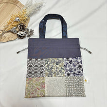 画像をギャラリービューアに読み込む, パッチワーク巾着バッグ（黒）｜Nikomatch（ニコマッチ）
