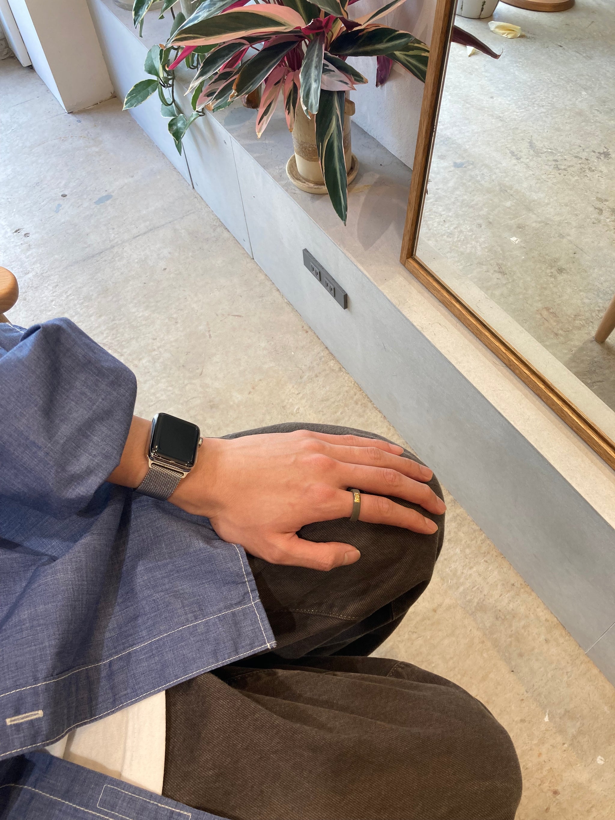 scent ring（旧 aroma ring）___Dark Grey（square）GOLD｜JODAN 