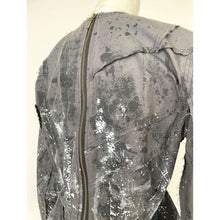 画像をギャラリービューアに読み込む, Patchwork shirt paint gray - パッチワークシャツ　ペイントグレー｜Merci DIEU（メルシーデュー）
