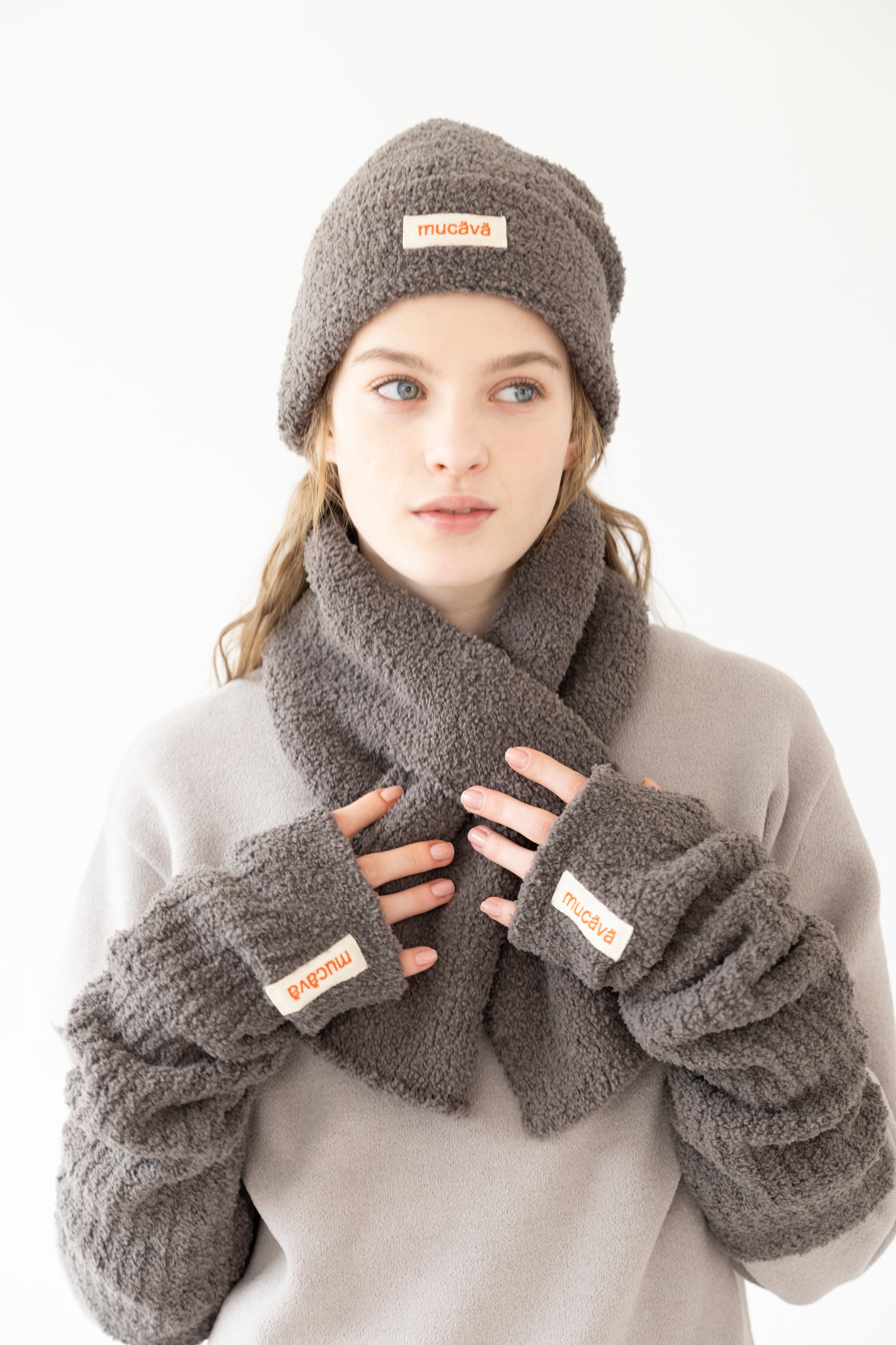 血行促進IFMC.モールニットアーム・レッグ共用ウォーマー｜mucava（ムカバ）