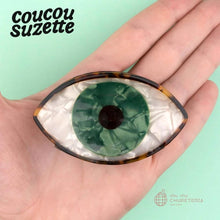 画像をギャラリービューアに読み込む, 【Coucou Suzette】Eye Hair Claw - Green｜CHUPETERIA（チュペテリア）
