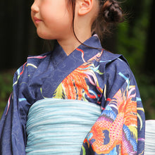 画像をギャラリービューアに読み込む, キッズ浴衣・帯セット【鳳凰】山崎大輝デザイン｜KUTANI×KIMONO（クタニキモノ）
