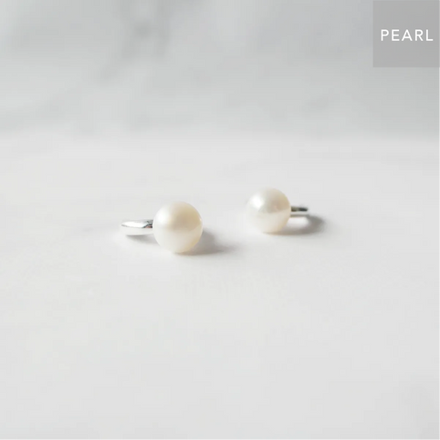SMUK パール ハギーピアス（シルバー925）｜SMUK（スムーク）