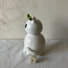 画像をギャラリービューアに読み込む, 白猫の花瓶｜とうげい hanaga（トウゲイ　ハナガ）
