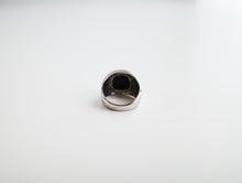 画像をギャラリービューアに読み込む, NaturalStone &quot;Onyx&quot; Stainless Signet Ring｜F JewelryProducts（エフジュエリープロダクツ）
