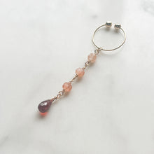 画像をギャラリービューアに読み込む, STONE LONG CUFF　GARNET/SAPPHIRE｜airy（エアリー）
