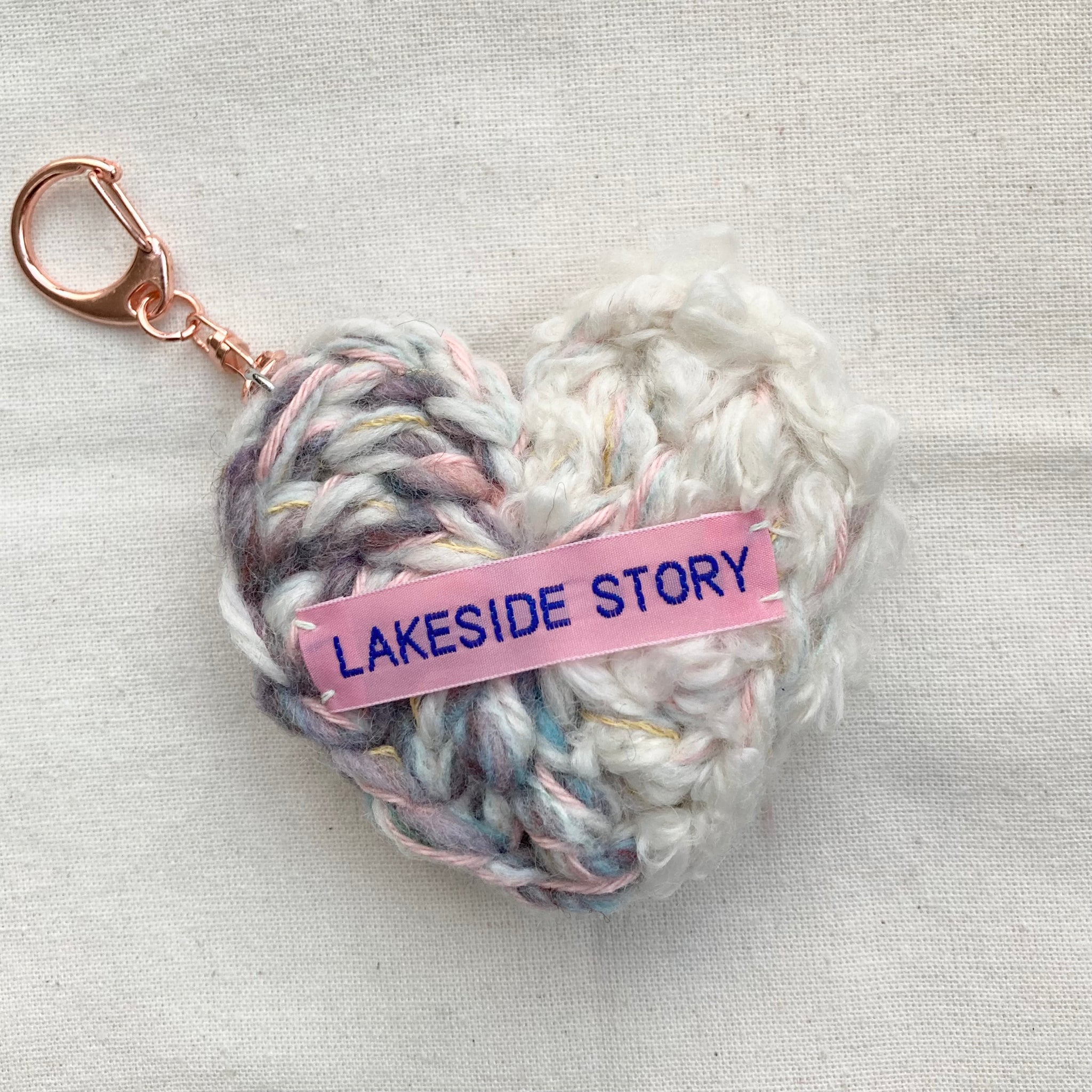 andmary アンドマリー Heart loose knit gray ANDMARY POPUP STORE Heart loose knit color gray/white ¥13200-tax