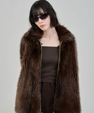 画像をギャラリービューアに読み込む, モルテッド フェイクファー ブルゾン｜Nora Lily elle（ノラリリーエル）
