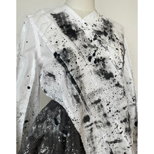 画像をギャラリービューアに読み込む, Patchwork shirt paint white - パッチワークシャツ　ペイント白｜Merci DIEU（メルシーデュー）
