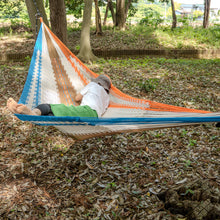 画像をギャラリービューアに読み込む, クイーンベッドハンモック 彩（Queen Bed Hammock）手編み｜caravel works（カラベルワークス）

