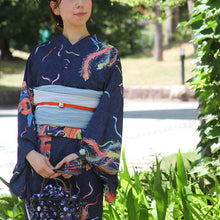 画像をギャラリービューアに読み込む, 洗える着物 帯 2点セット【鳳凰】山崎大輝デザイン｜KUTANI×KIMONO（クタニキモノ）
