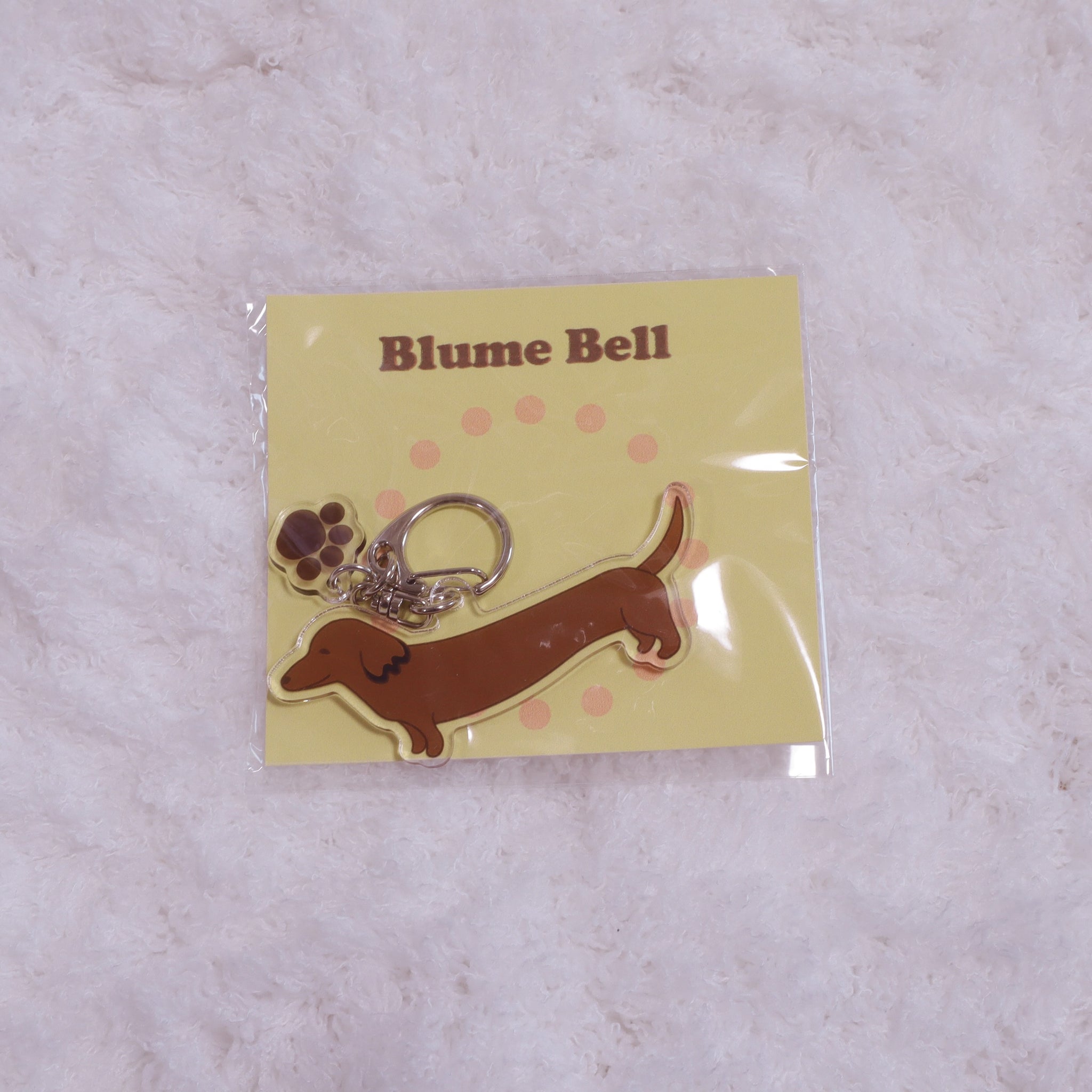 ダックスフントアクリルキーホルダー｜BlumeBell（ブルームベル