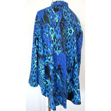 画像をギャラリービューアに読み込む, Manteau shirt leopard blue - マントシャツ レオパード ブルー｜Merci DIEU（メルシーデュー）
