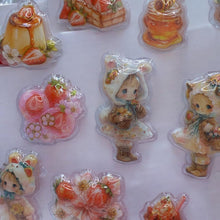 画像をギャラリービューアに読み込む, HoneyBabyいちご箔押しCandyGemsシール｜nene_hope_heart（ネネホープハート）
