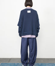 画像をギャラリービューアに読み込む, 【期間限定】カラーステッチ レイヤード ロングスリーブ Tシャツ｜Nora Lily（ノラリリー）
