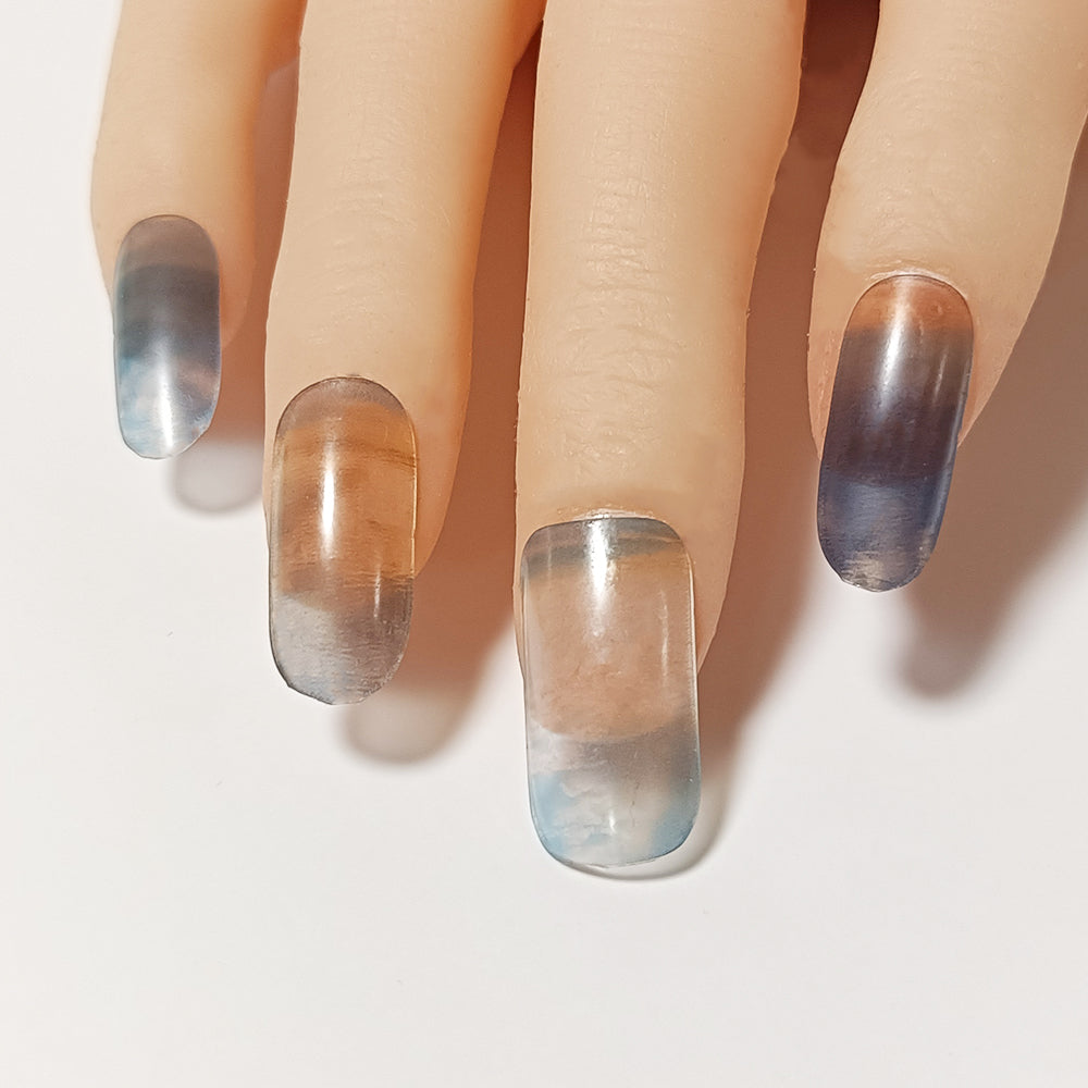 サイズの選べる半硬化ジェルネイルシール【Gel Nail Stickers