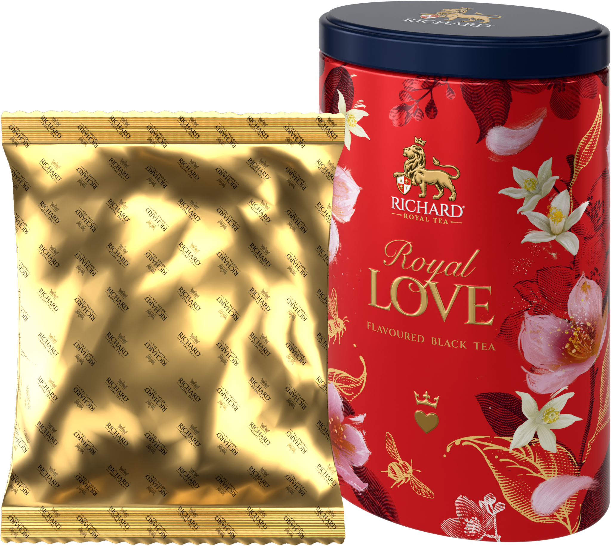 RICHARD（リチャード）ロイヤル・ラブ 缶入り紅茶 （レッド） 80g