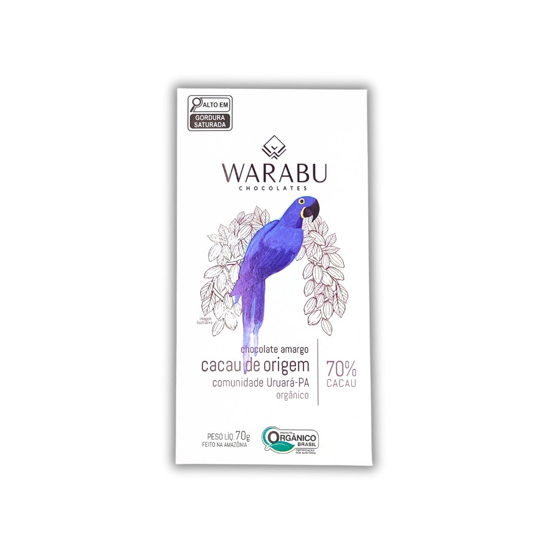 ダークチョコレートバー カカオ70%｜70g｜WARABU CHOCOLATES（ワラブチョコレート）