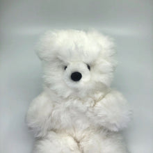 画像をギャラリービューアに読み込む, ベビーアルパカの天然皮革 テディベアぬいぐるみ｜ペルー職人手仕事・一点もの
