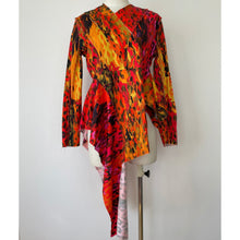 画像をギャラリービューアに読み込む, Patchwork shirt leopard redpinkー パッチワークシャツ レオパード レッドピンク｜Merci DIEU（メルシーデュー）
