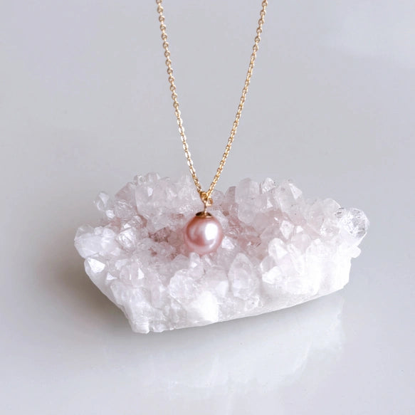 天然色ピンク淡水パールネックレス｜SAKURA jewelry（サクラジュエリー）