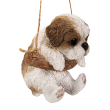 画像をギャラリービューアに読み込む, シーズー ぶら下がり オーナメント（スタンド付き）｜WooBia（ウービア）
