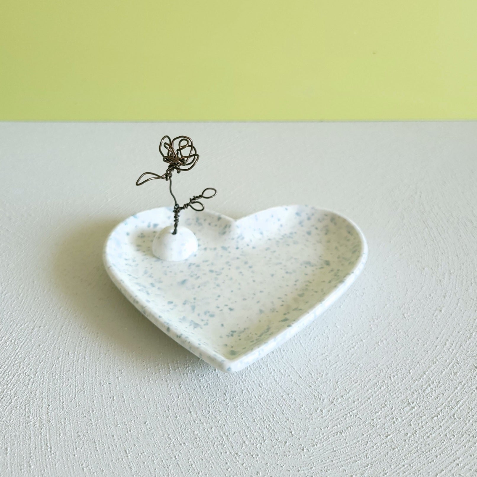 Simple Tray 《 heart - blue - 》｜TOIRO DE（トイロ）