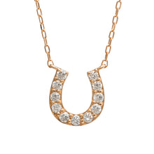 画像をギャラリービューアに読み込む, ホースシュー ダイヤモンド ネックレス Medium / b0370da｜malvaceae（マルヴェセア）
