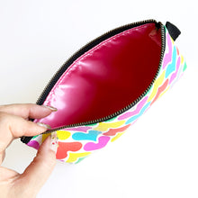 画像をギャラリービューアに読み込む, フラットポーチ Flat Pouch "Pure HEARTs” _ Energetic Hyper｜asugatic（アシュガティック）
