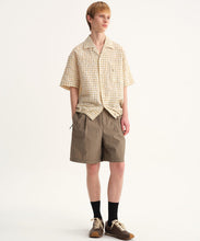 画像をギャラリービューアに読み込む, Fresh Check Seersucker Open-Collar Shirt (POPUP限定)｜MODE COMMUTER（モードコミューター）
