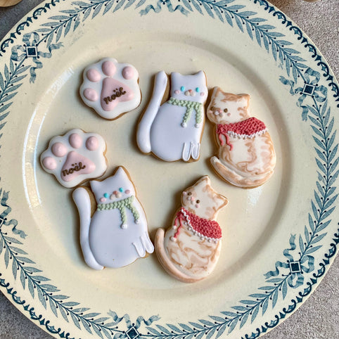 sumirecookies 寄り添うねこちゃんと肉球　クリスマスvr｜sumirecookies（スミレクッキーズ）