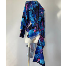 画像をギャラリービューアに読み込む, Patchwork shirt E blue - パッチワークシャツ Eブルー｜Merci DIEU（メルシーデュー）
