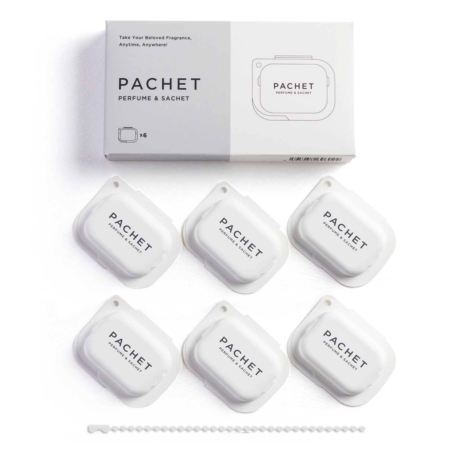 PACHET パチェット #WHITE - 6pcs BOX　フルーツベースの香り｜PACHET（パチェット）