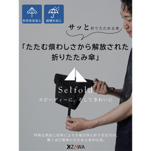 画像をギャラリービューアに読み込む, 形状安定雨傘　超撥水　自動開閉　Selfold【opera】｜KIZAWA（キザワ）
