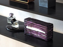 画像をギャラリービューアに読み込む, 露 -TSUYU- ティッシュケース ウェア しょうぶ（パープル）｜ame（アメ）
