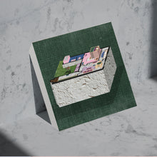 画像をギャラリービューアに読み込む, 設計図としての間取りを、インテリアとしての「間取りアート」へ。小さな柴犬が佇む間取り｜yoshie moriuchi ARTWORKS（ヨシエモリウチアートワークス）
