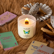画像をギャラリービューアに読み込む, 【ウッド芯】第４チャクラキャンドル【HEART】｜eight（エイト）
