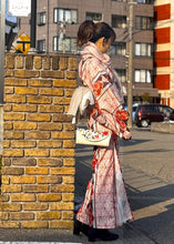 画像をギャラリービューアに読み込む, 洗える着物 帯 2点セット【遊泳花】中谷まこデザイン｜KUTANI×KIMONO（クタニキモノ）
