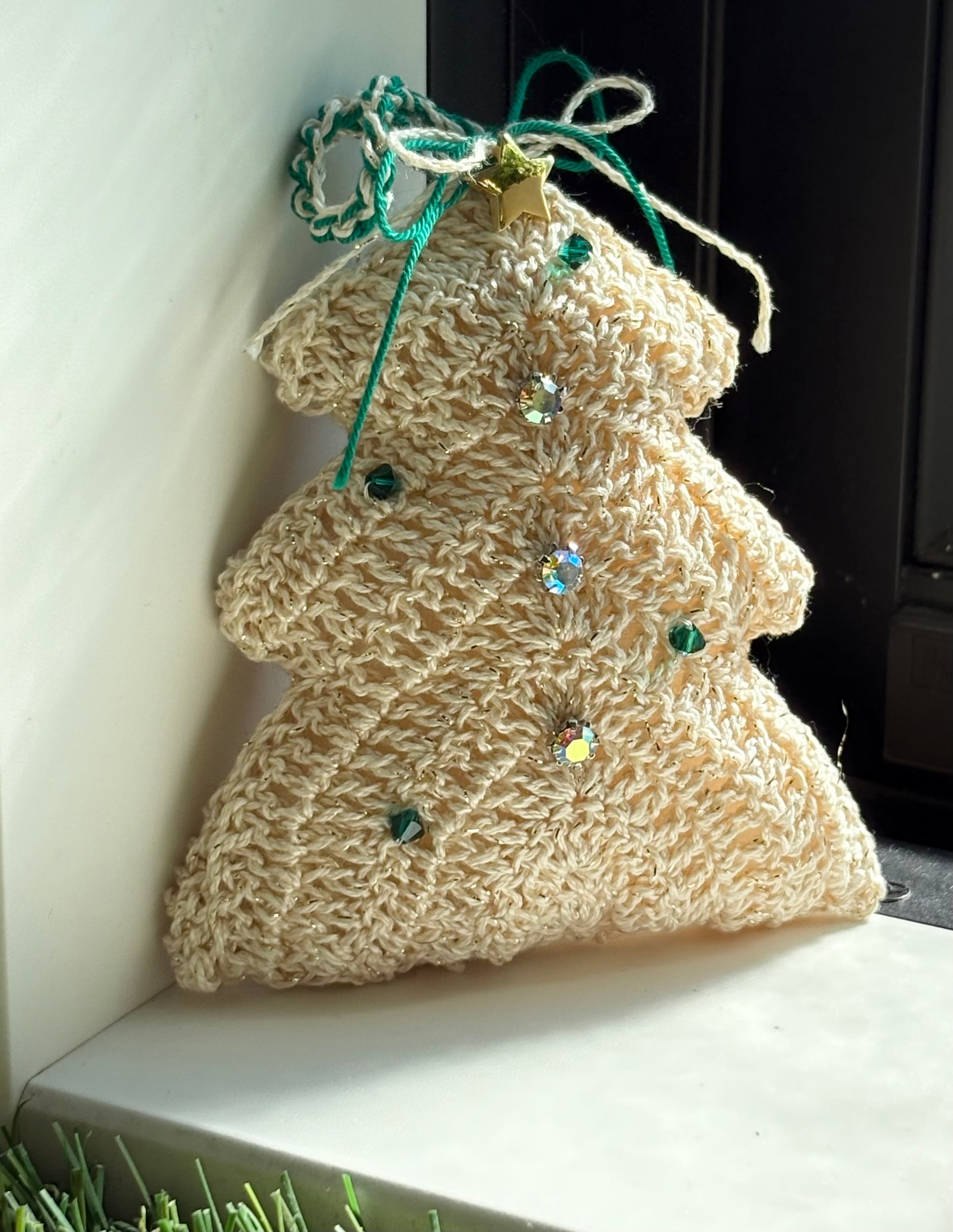 2.コットンツリー Ditz Designs Peppermint Cheer White Trio Tree, 72