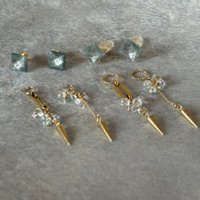 画像をギャラリービューアに読み込む, meteora -メテオーラ-　ゴールド　２wayピアス・イヤリング｜Nerofilo（ネロフィーロ）
