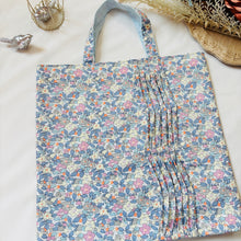 画像をギャラリービューアに読み込む, ウェーブタックトートバッグ（水色）｜Nikomatch（ニコマッチ）
