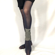 画像をギャラリービューアに読み込む, 日本製 超極細シルク レッグウォーマー 黒｜Coco Sharqi Japan（ココシャルキ）
