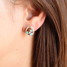 画像をギャラリービューアに読み込む, Number eight turquoise pierce｜MARIA JEWELRY（マリアジュエリー）
