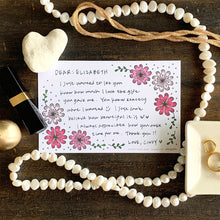 画像をギャラリービューアに読み込む, ノートカード Notecards “HEARTic DARLING Flower” 【期間限定】  ｜asugatic（アシュガティック）
