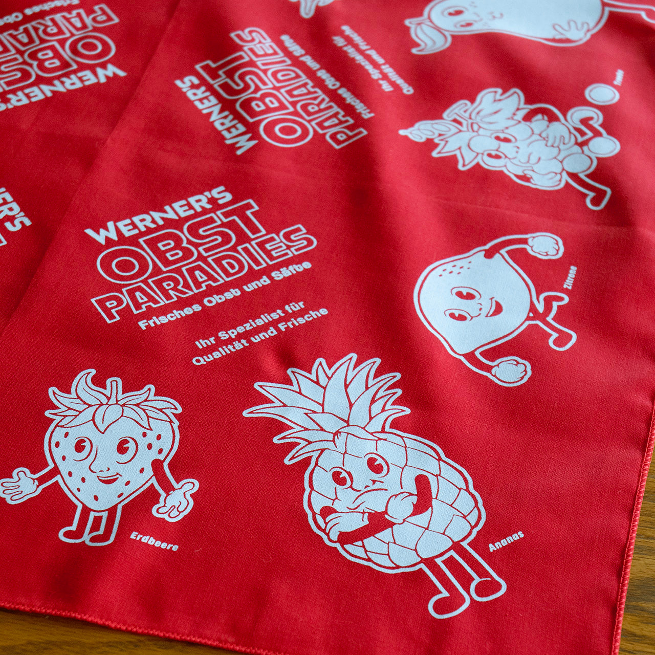 バンダナ01 レッド｜DAILYCHOP DESIGN STORE（デイリーチョップ